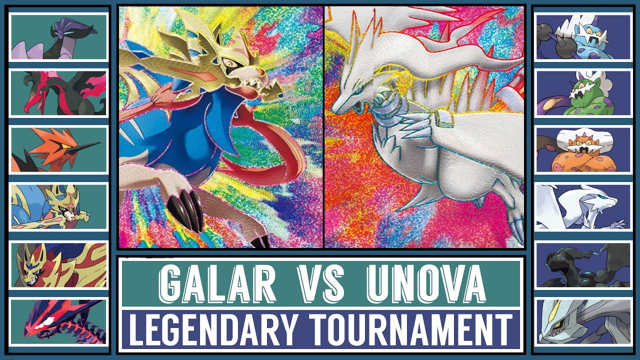 GALAR LEGENDS vs UNOVA LEGENDS | Legendary Pokémon Battle Tournament
