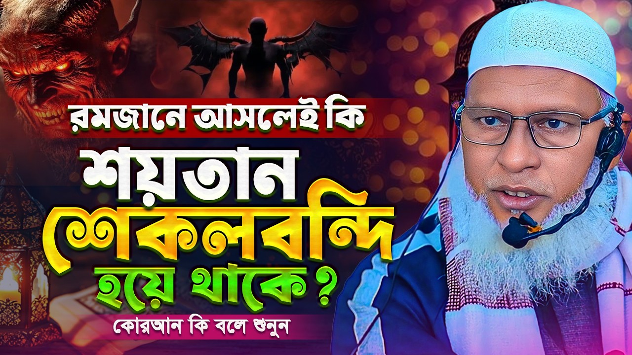 রমজানে শয়তান আসলেই কি শেকলে বন্দি থাকে? কুরআন কি বলে শুনুন || Mau. Mozammel Haque Barisal