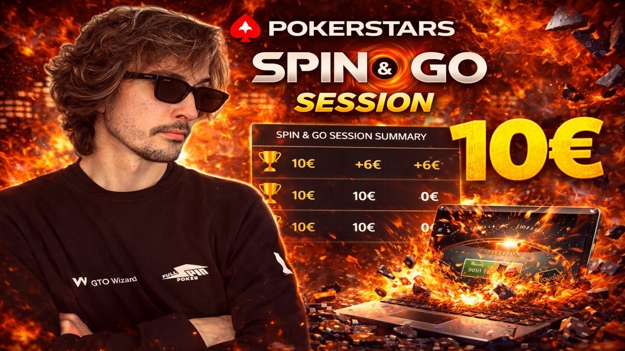 Crushing The Level  10&euro; Spin & Go Session