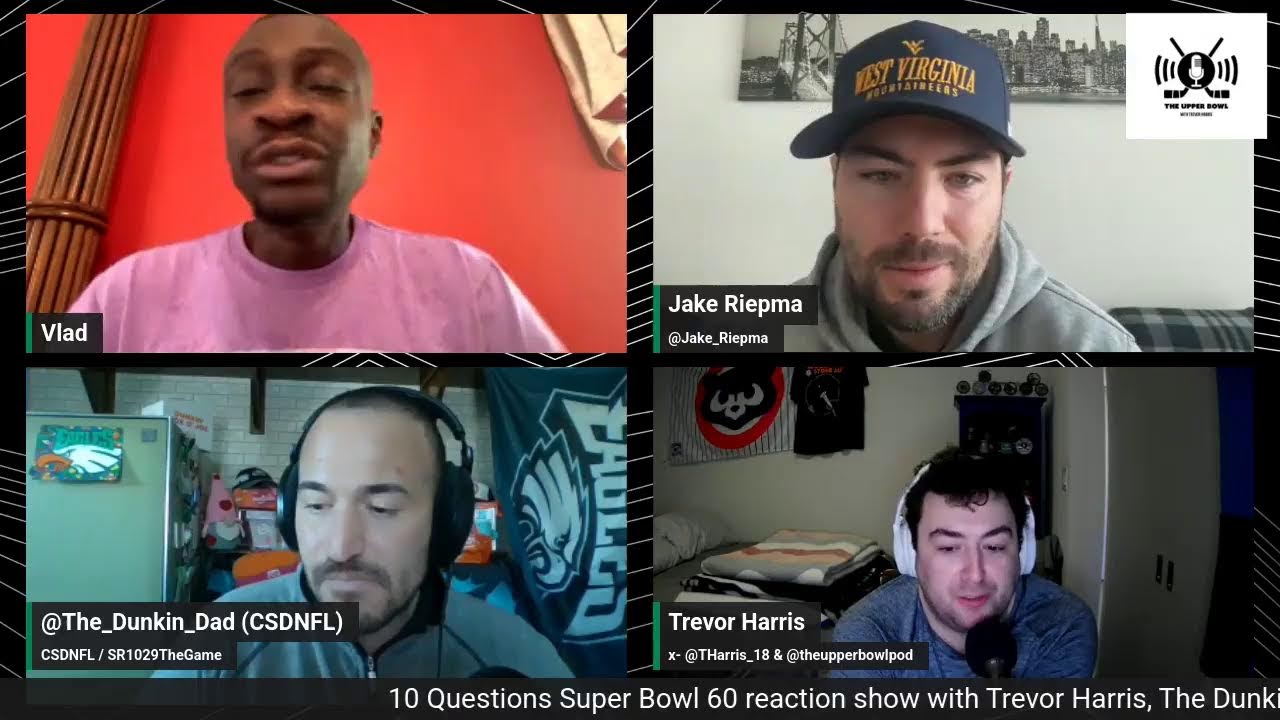 Super Bowl LX Reaction show & 10 Questions