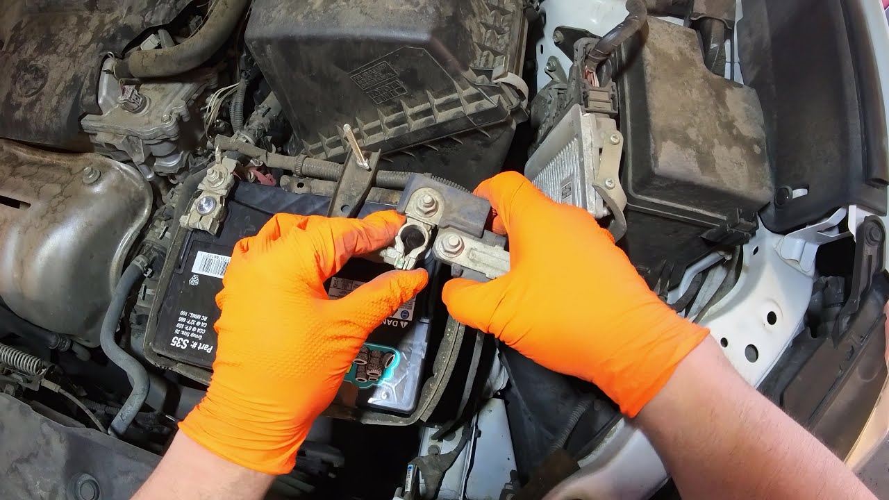Battery Replacement on a 2018 Toyota RAV4 Adventure #toyota #toyotarav4 #pov #howto #batterychange