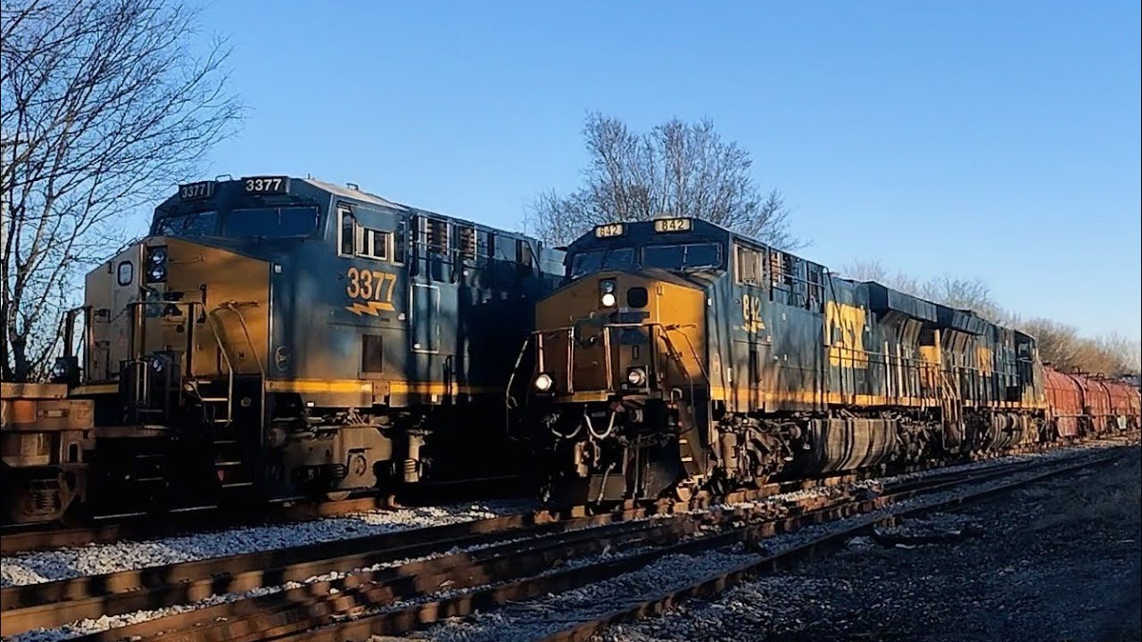 CSX Train Meet at McDaniel Siding M209 & X520 Arrington, TN 02/07/26