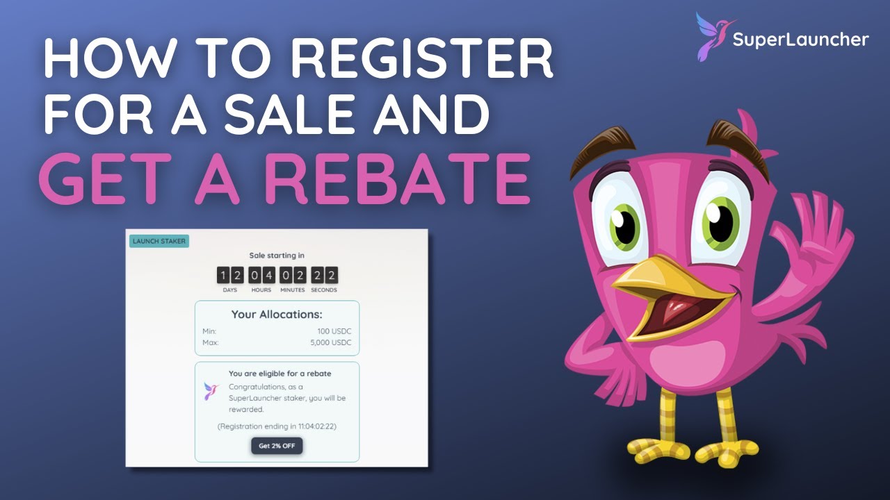 How to Register for a Sale and Get a Rebate