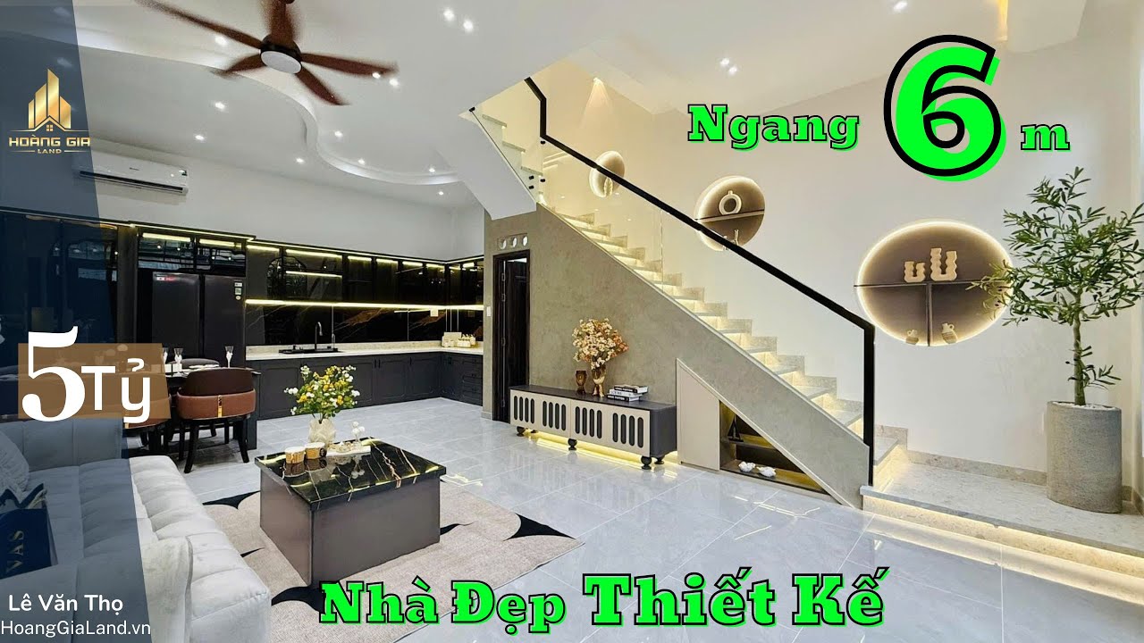 Bán Nhà Gò Vấp Ngang 6m - Thiết Kế Cực Đẹp , Xây Mới Chỉ 5 Tỷ Hơn | Tặng Full Nội Thất - Xem Ngay