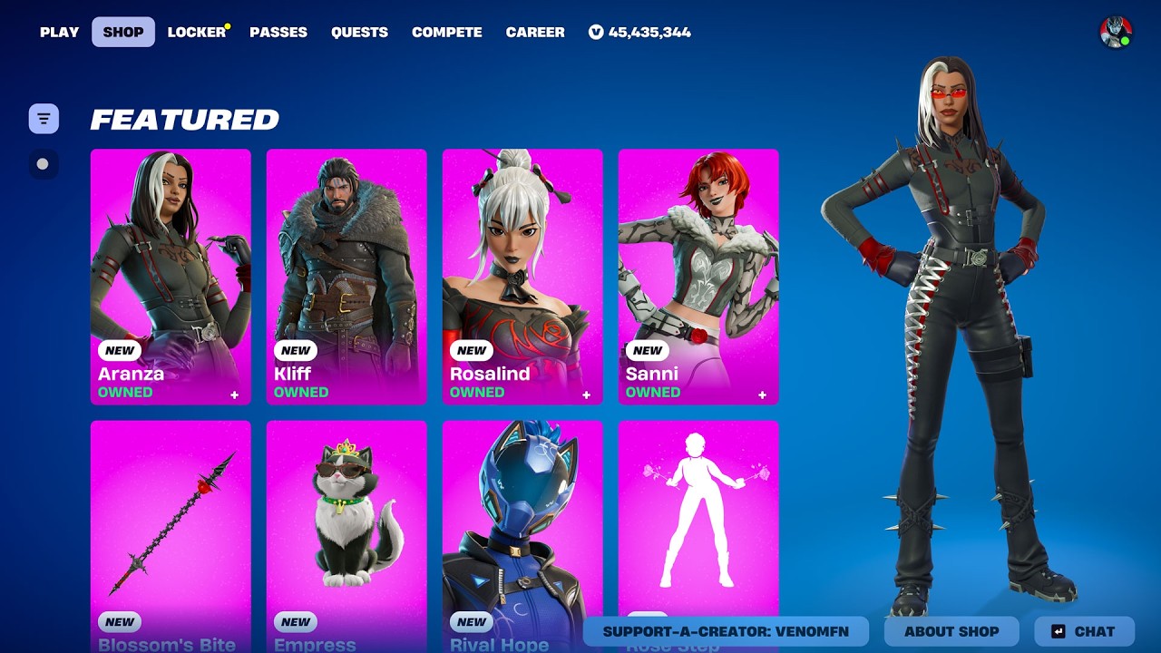 New LEAKED Fortnite Item Shop Cosmetics Showcase!