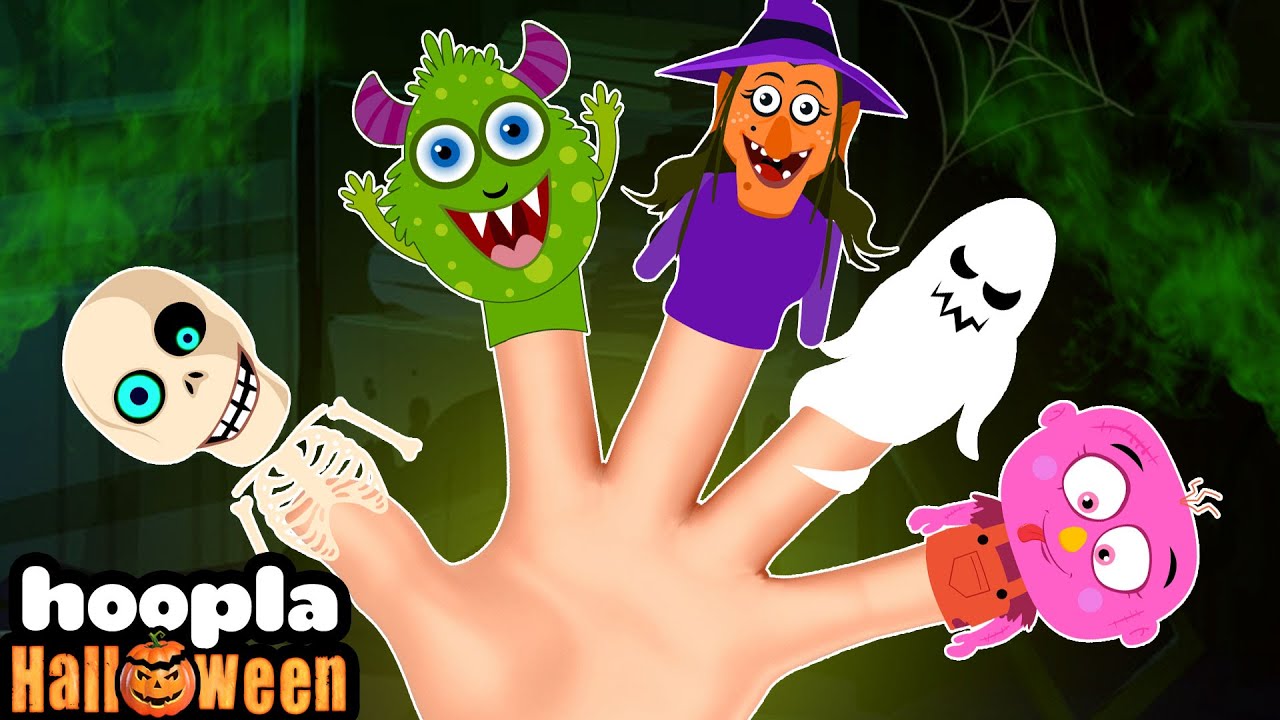 Spooky Finger Family | Kids Halloween Song | Hoopla Halloween