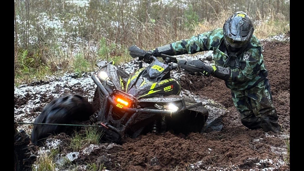 Sandy beach and muddy forest run with Renegade XXC and XMR