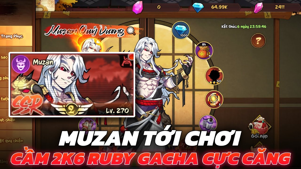 Hơi Thở Mặt Trời #7 - Quẩy Chuỗi Sự Kiện Mới Muzan Cầm 2k6 Ruby Gacha Cực Căng !