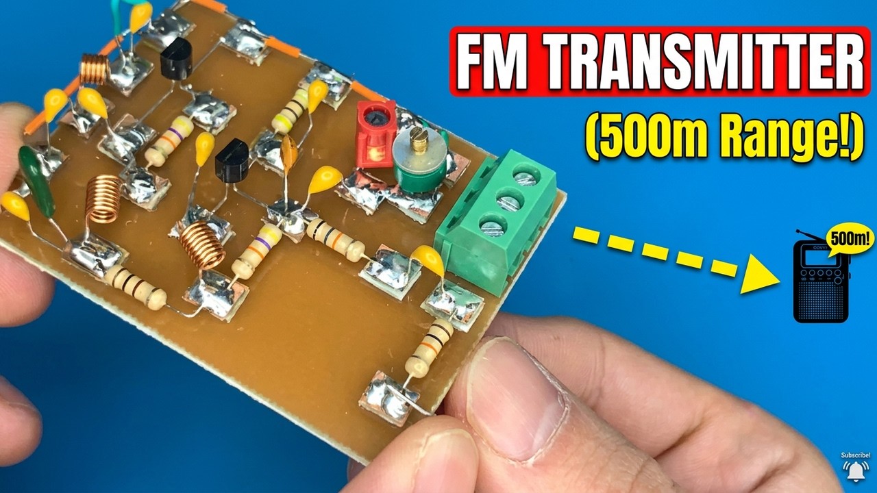 Zbuduj prosty obw&oacute;d nadajnika FM (zasięg 500 m!) &ndash; stabilny nadajnik FM