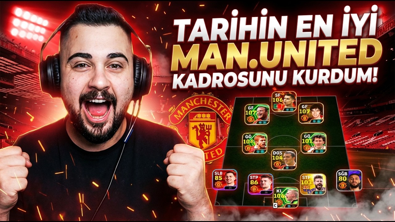 TARİHİN EN İYİ MANCHESTER UNITED KADROSUNU KURDUM! 😈 KAZANAMAZSAM 5 EPİK/SHOW-TIME SİLERİM!  😱