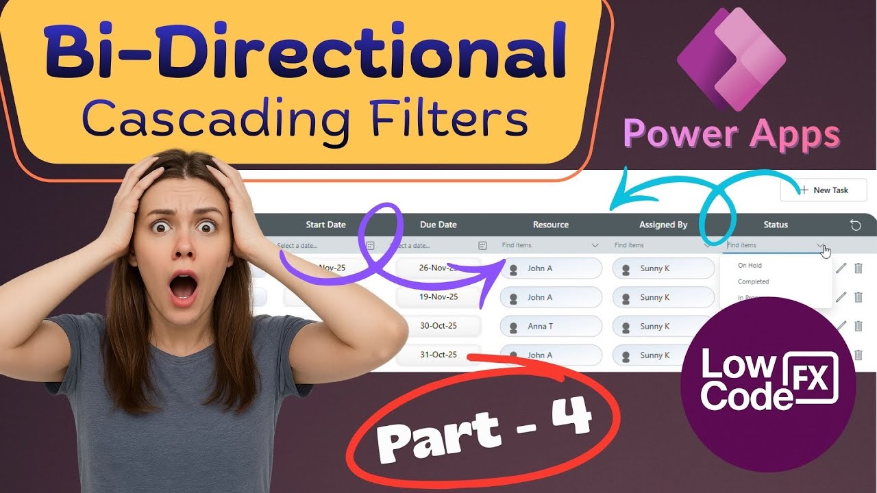 Create Pro-Level Cascading Filters in Power Apps | Part - 4