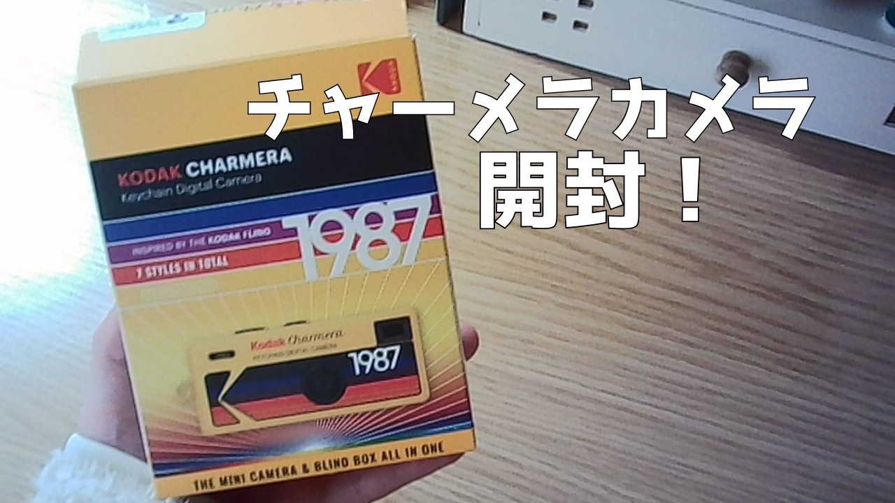チャーメラカメラ開封！ミニカメラ買ってみた📷
