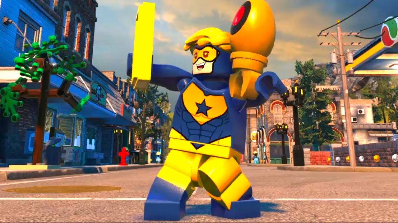 LEGO DC Super-Villains - Booster Gold - Open World Free Roam Gameplay (PC HD) [1080p60FPS]