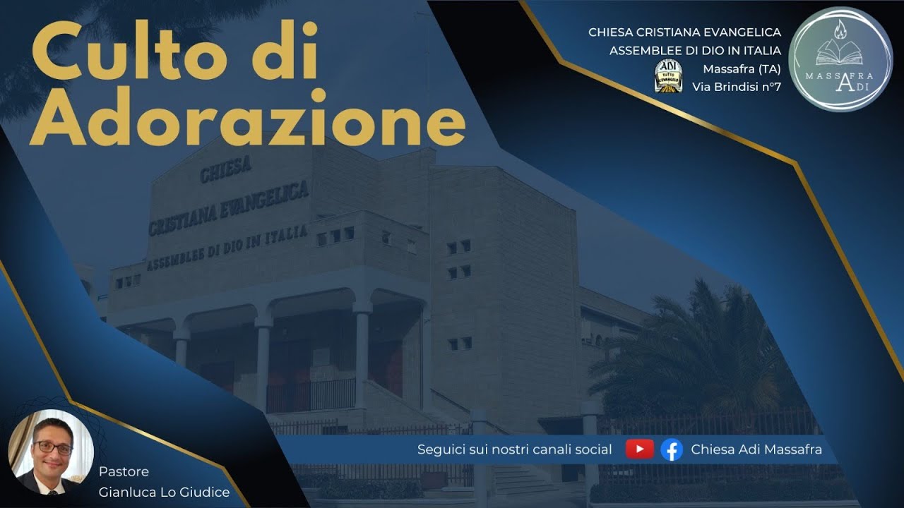 Giovedi 06 Marzo 2025 Culto di adorazione