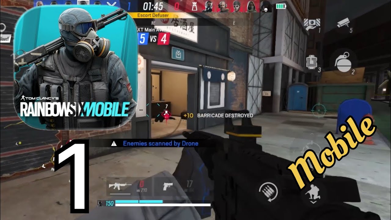 Rainbow Six Mobile: Gameplay Walkthrough Part 1 (IOS,Android)
