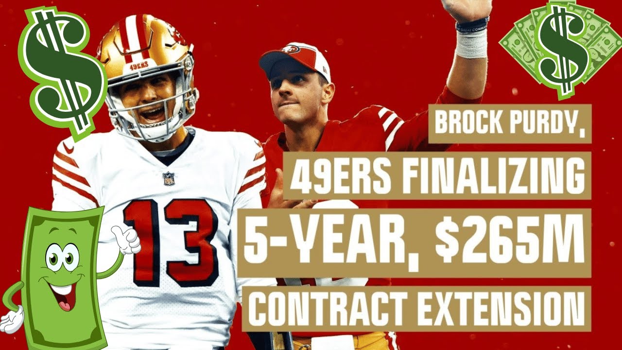 Brock Purdy's Shocking Contract is a Game Changer, 265 MILLION WITH $181 MILLION GUARANTEED