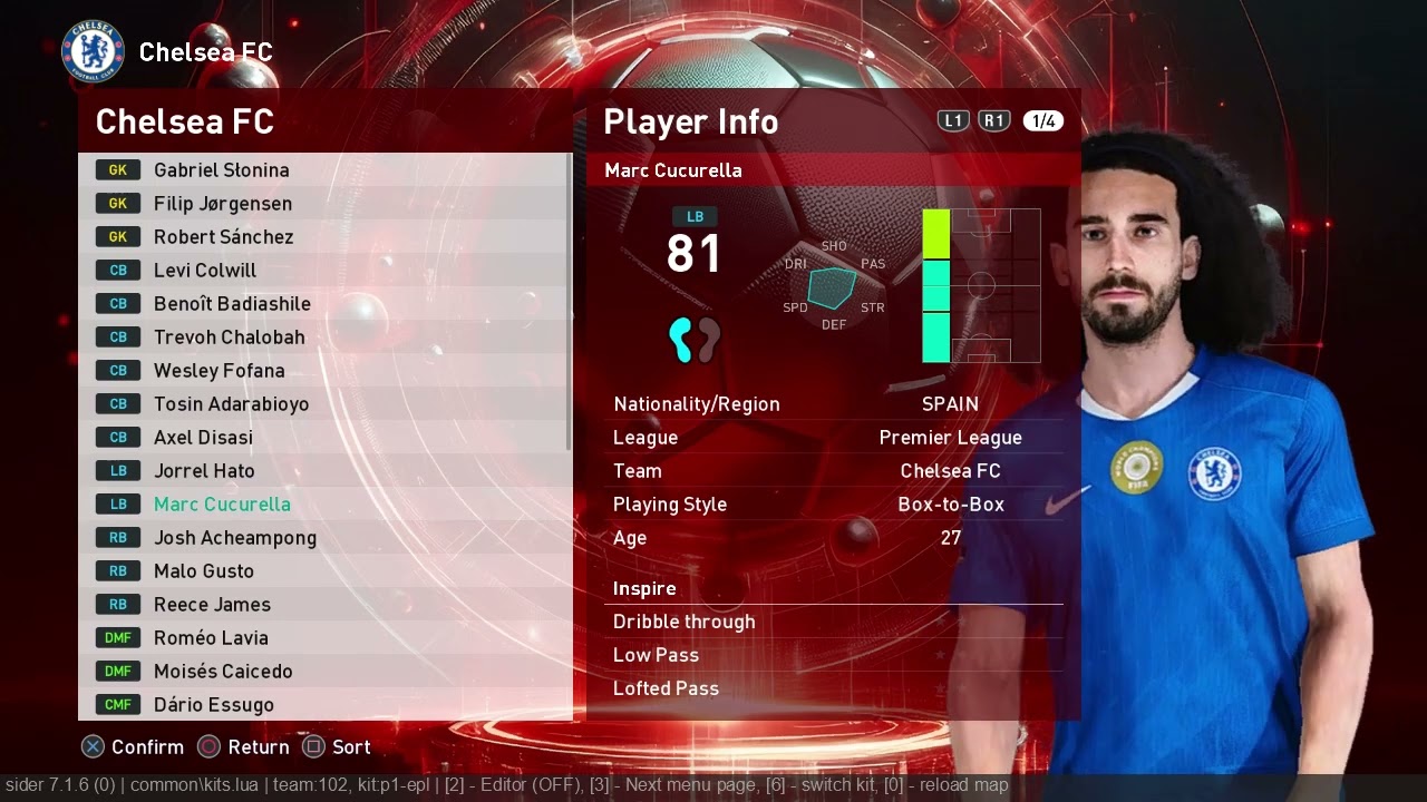 Chelsea F.C 2025/2026 Facepack PES 2021-SPFL2026