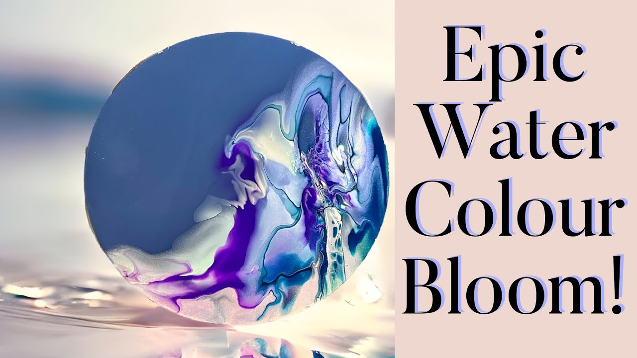 #274 Epic Watercolour Bloom! Obsessed 🌊