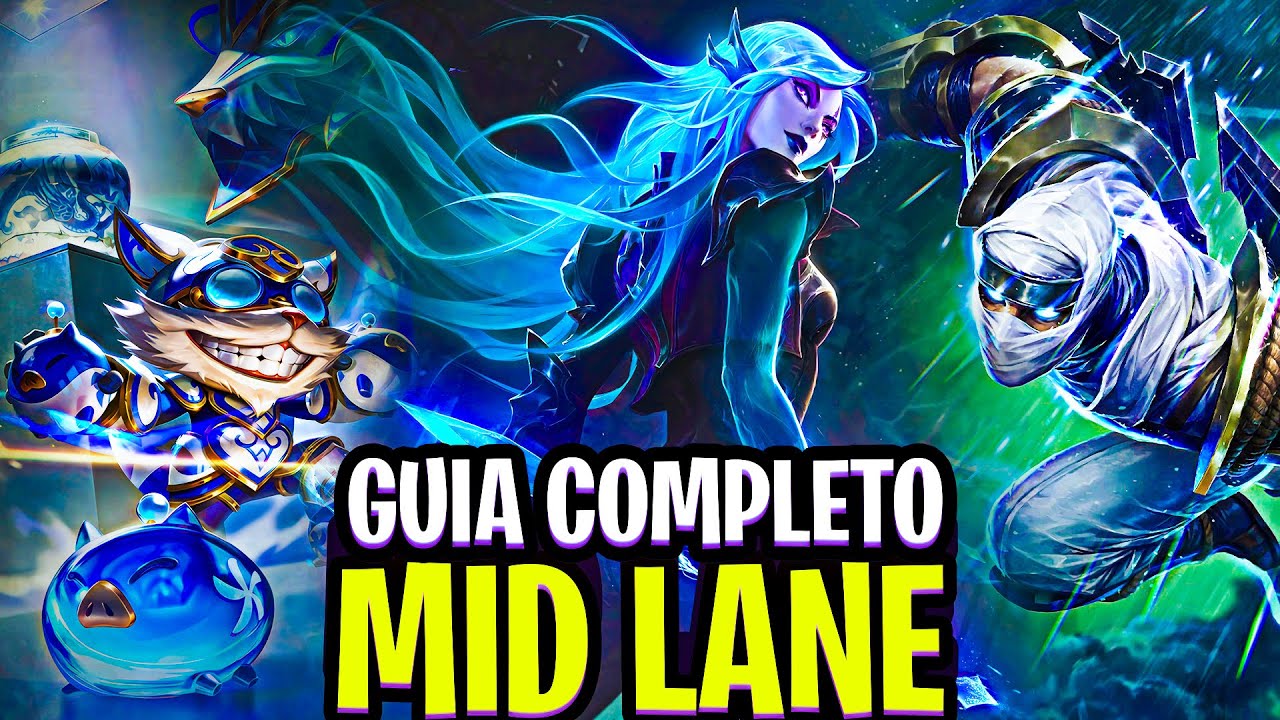 GUIA COMPLETO DE MID LANE ATUALIZADO - JOGUE MELHOR QUE 99% DOS PLAYERS! LOL WILD RIFT