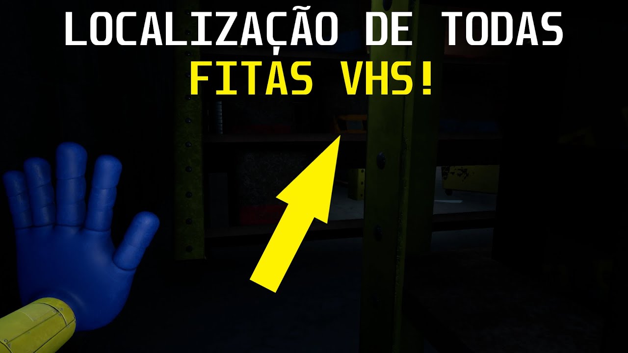 LOCALIZA&Ccedil;&Atilde;O DE TODAS AS FITAS VHS - Poppy Playtime Cap&iacute;tulo 1