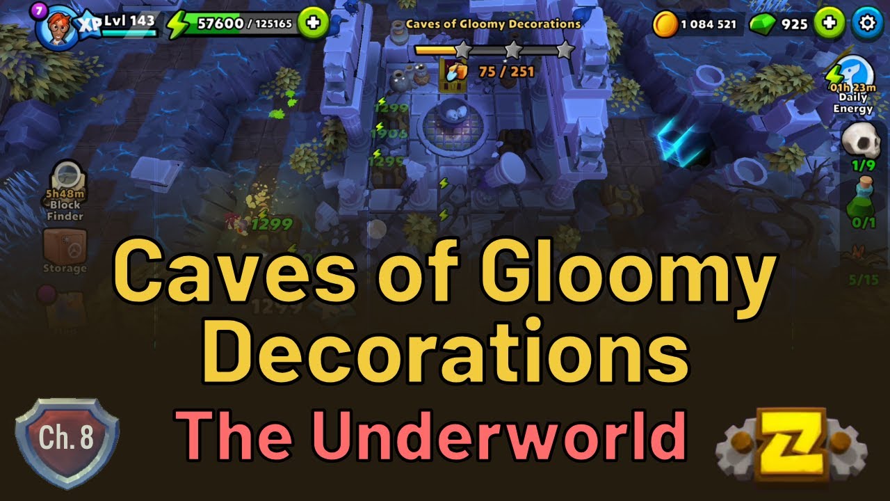 Caves of Gloomy Decorations - #8 The Underworld - Puzzle Adventure