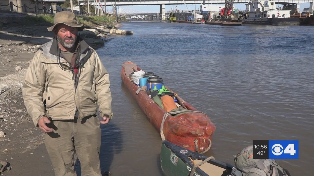 3 men canoe length of Missouri River from Montana to St. Louis