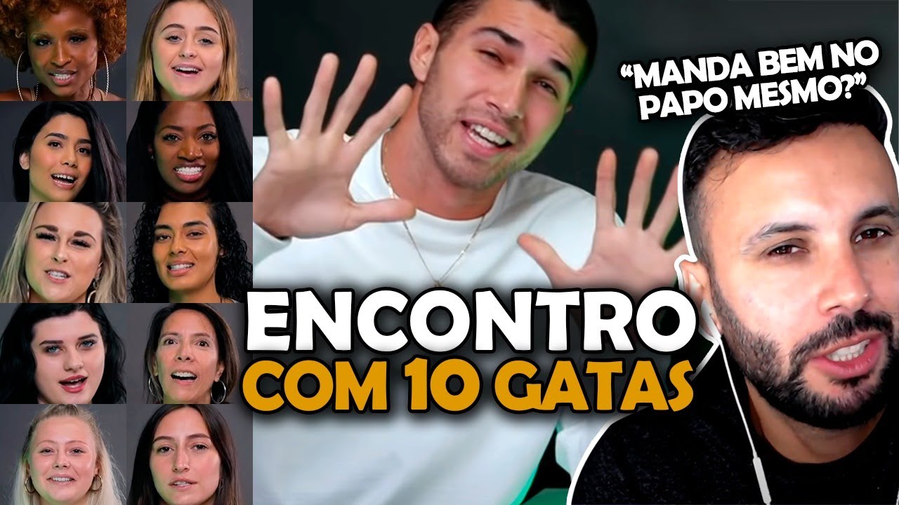 ENCONTRO com 1O modelos GATAS! React Nerd Sedutor