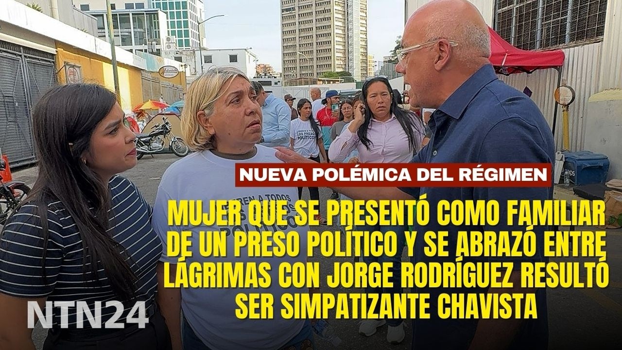 Polémica: mujer que se presentó como familiar de un preso político resultó ser simpatizante chavista
