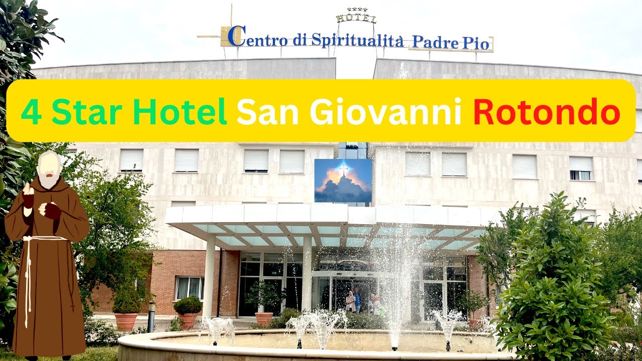 4 звезды 🌟 Отель Padre Pio Spirituality Center в Сан-Джованни Ротондо 🇮🇹 4K