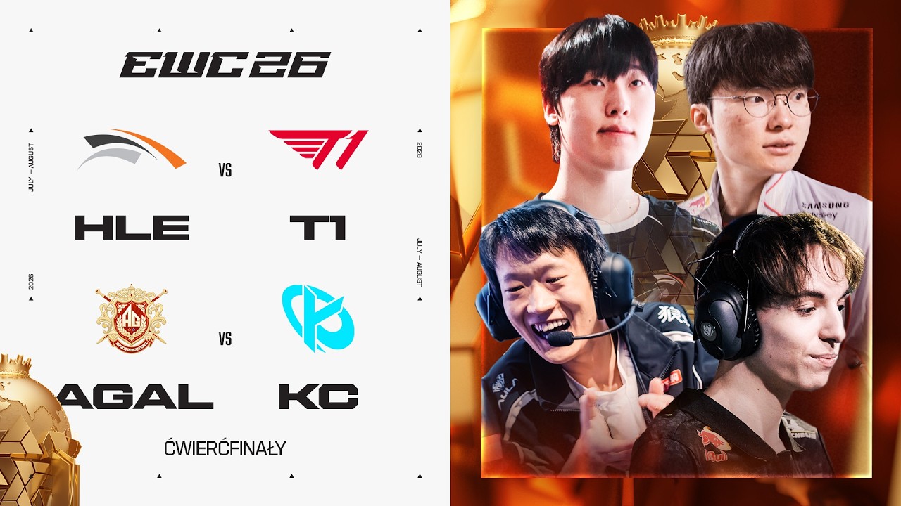 🔴T1 vs HLE🔴KARMINE CORP vs ANYONE'S LEGEND🔴EWC 2026 LEAGUE OF LEGENDS DZIEŃ 3 ĆWIERĆFINAŁY🔴
