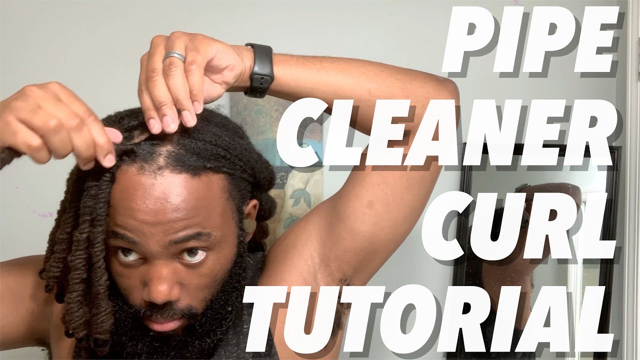 How to do Pipe Cleaner Curls on Locs || Loc Talk