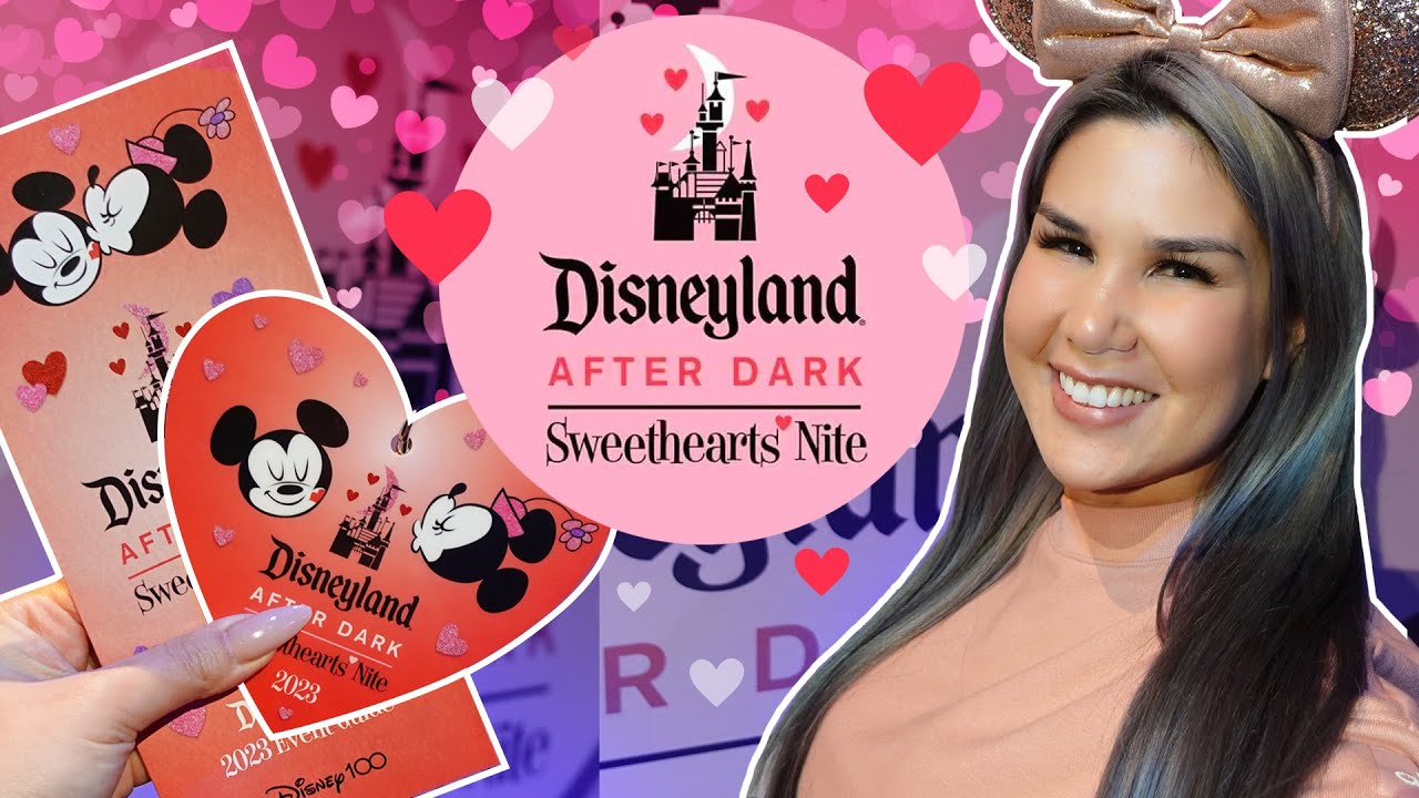DISNEYLAND SWEETHEARTS NITE 2023! 💘 Food, Characters, Merch! After Hours Event Vlog