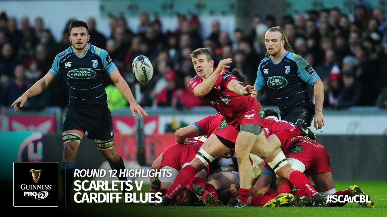Round 12 Highlights: Scarlets Rugby v Cardiff Blues | 2016/17 season