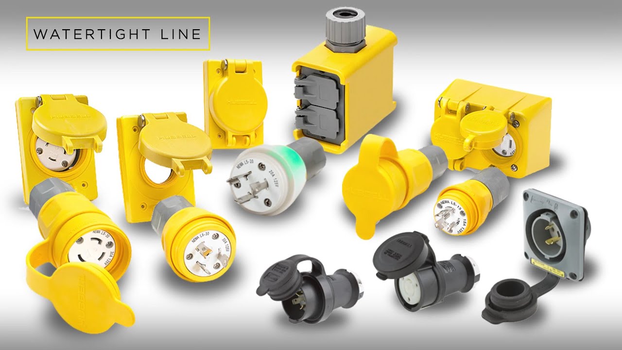 Hubbell Twist-Lock Watertight Wiring Devices