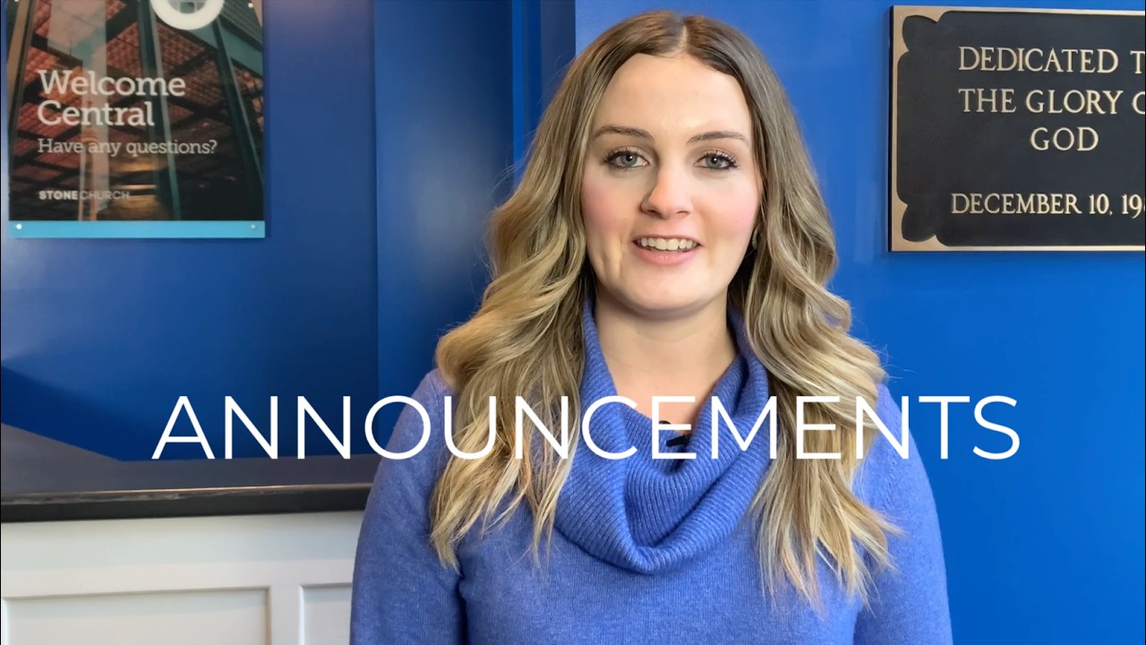 2026 03 01 Announcements