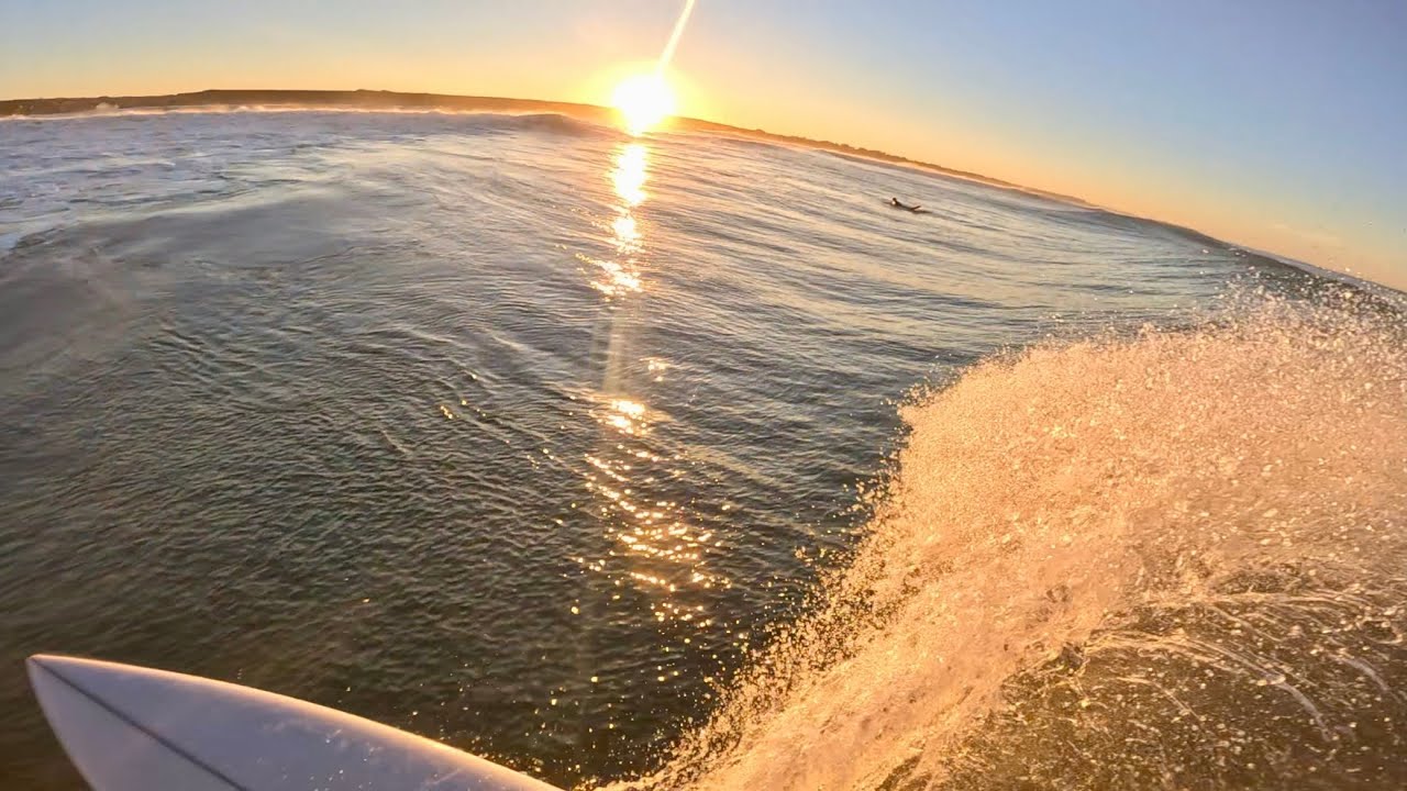 SUNRISE SURF!  WA COAST SURFING