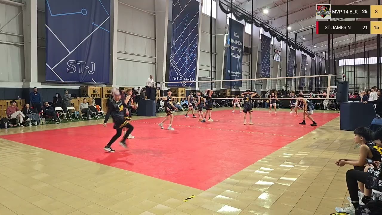 25b. MVP 14 Black vs St James 14 N Day 2 Game 2 Set 2 (ECPL AAU Grand Prix)