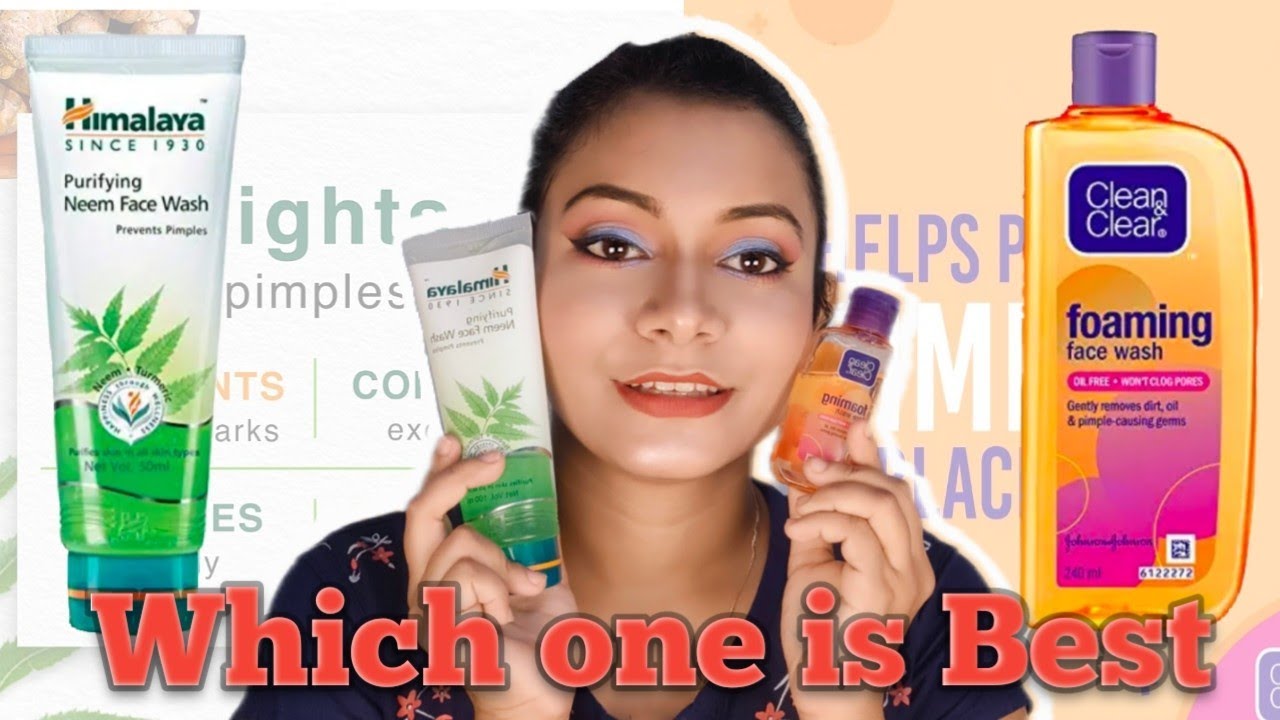 কোনটা বেশী ভালো??🤔 // Himalaya Neem Facewash vs Clean & Clear Facewash // Love Riya