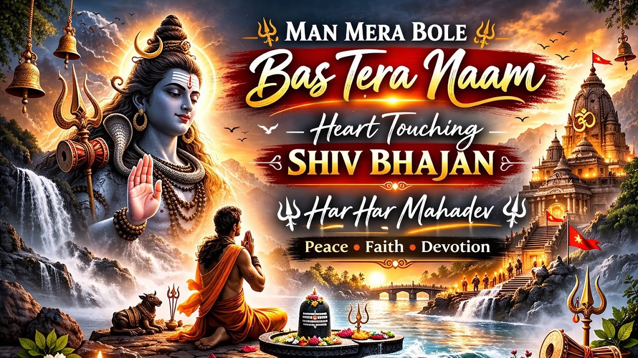 “🙏 मन मेरा बोले बस तेरा नाम | Heart Touching Shiv Bhajan | Har Har Mahadev”