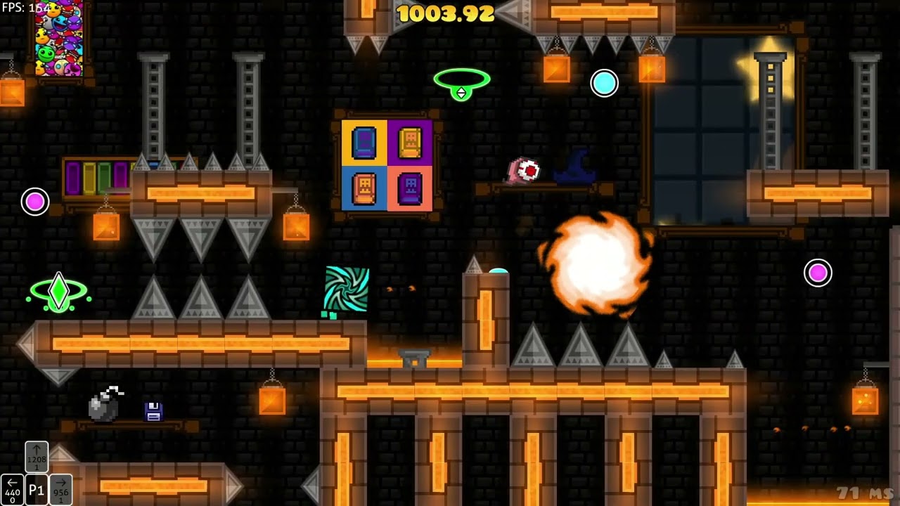 Magical Mayhem - platformer Insane Demon completion