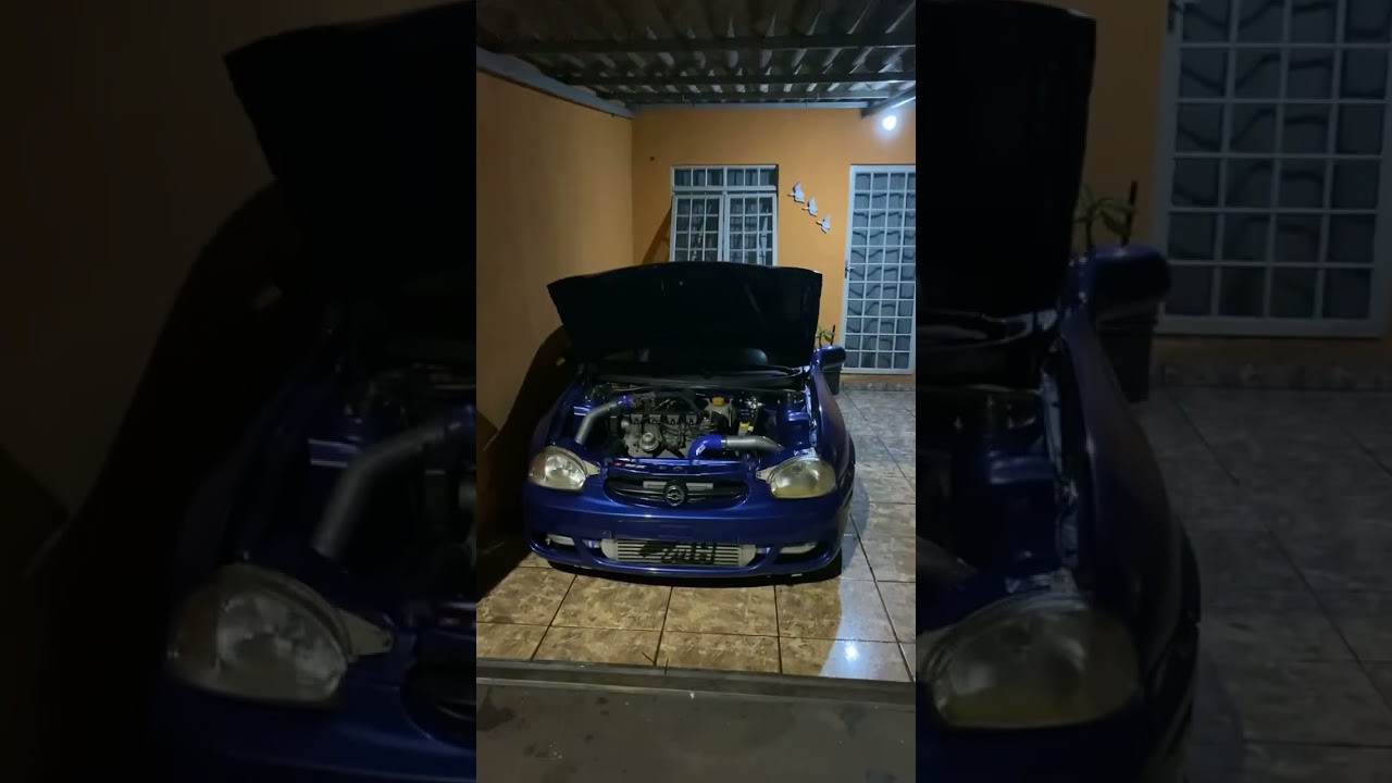 Corsa turbo parachoque frontal +intercooler