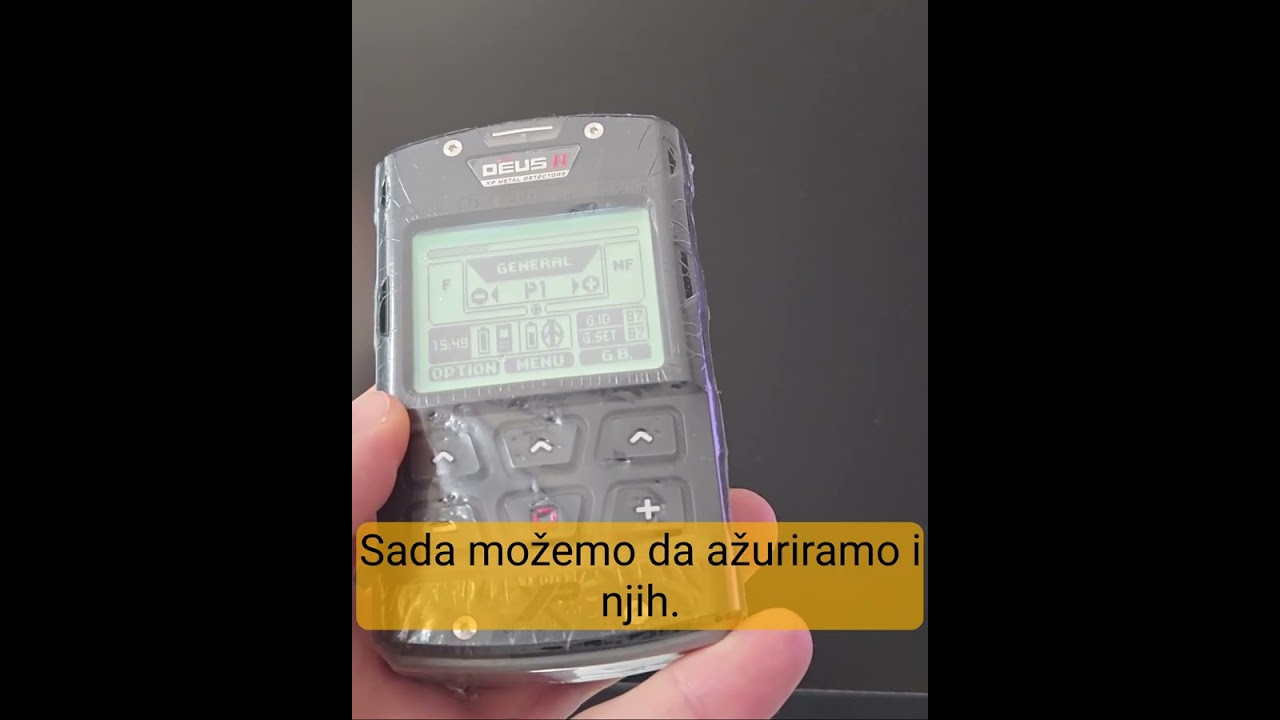 Deo 1 Ažuriranja softvera 4 1 za XP Deus 2 detektor metala.