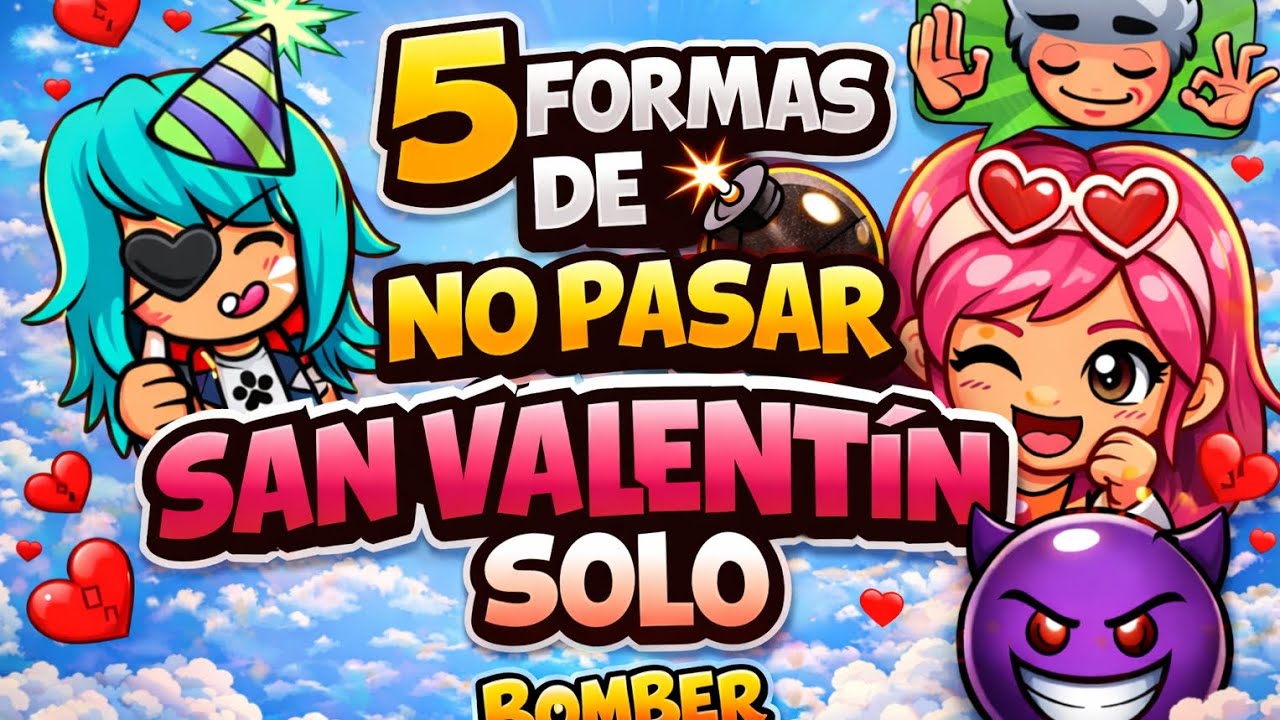 CINCO FORMAS DE NO PASAR SAN VALENTÍN SOLO EN BOMBER FINES ❤️💥😂