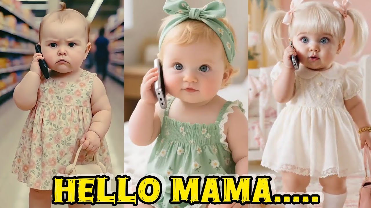 💖 Hello Papa! Baby Talking Sweetly to Papa