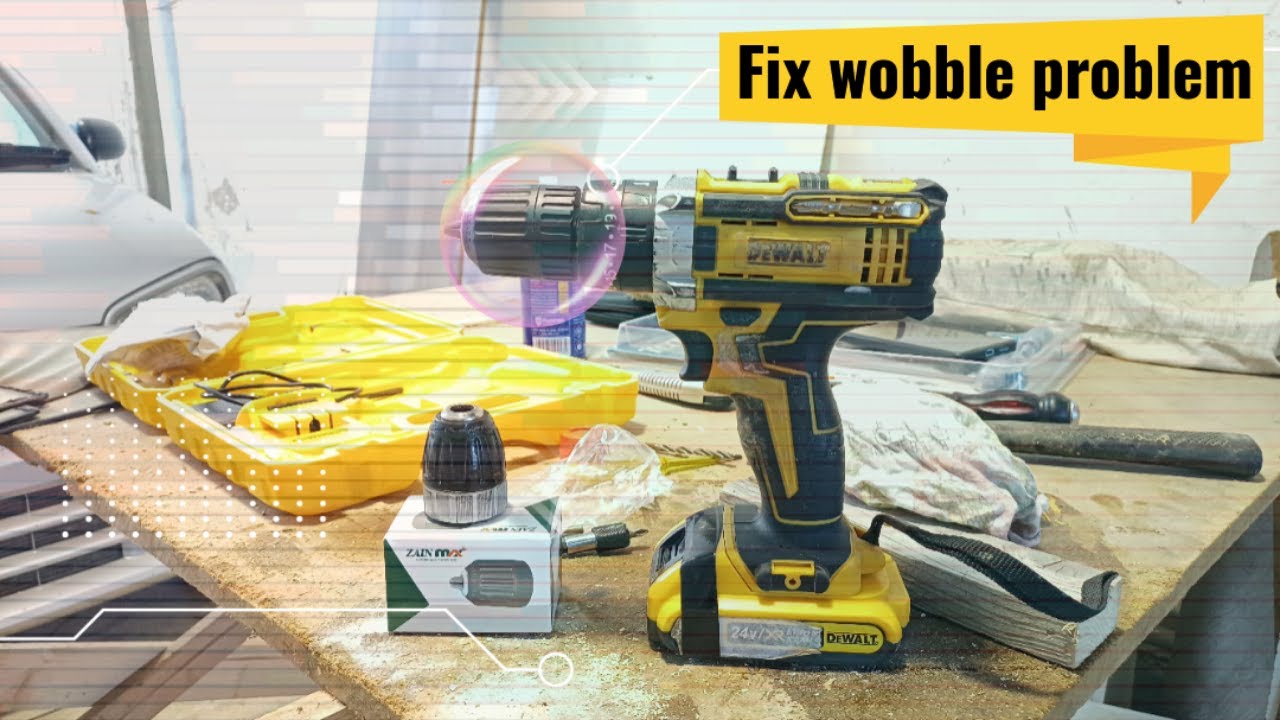How to Change a Keyless Drill Chuck & Resolve Wobble Issue