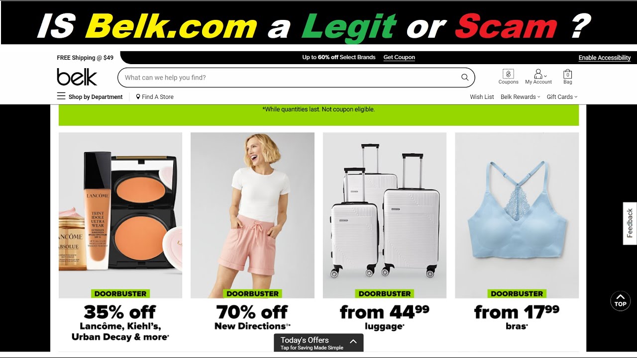 IS Belk.com Legit ? ! Belk Reviews ! Belk.com reviews ! Belk Coupons :- Watch Full Details