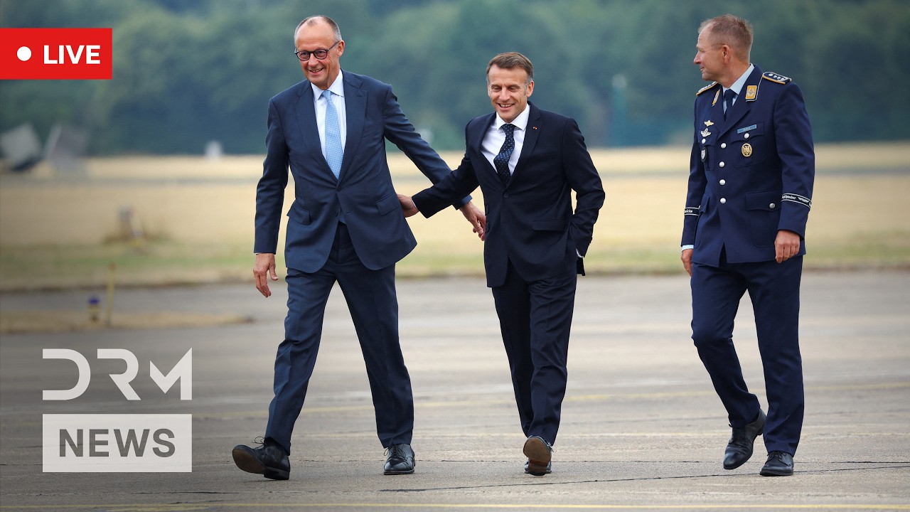 LIVE: Merz Welcomes Macron With Military Honors Ahead of Historic Germany-France Cabinet Talks |AC1B