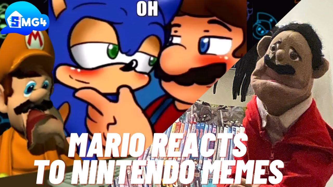 SMG4: Mario Reacts To Lethal Nintendo Memes Reaction (Puppet Reaction)