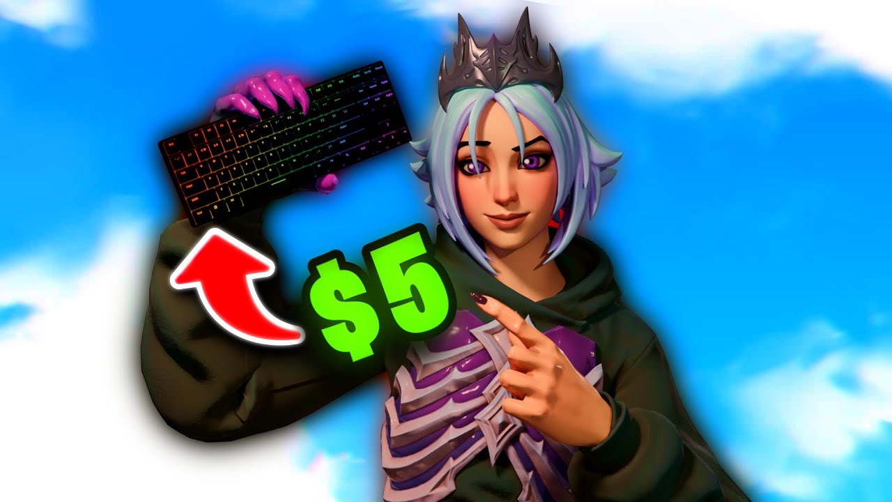 Я использовал лучшую клавиатуру TEMU в Fortnite!