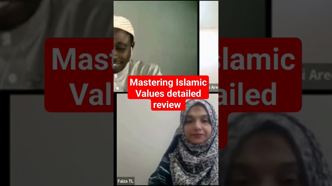 Mastering Islamic Values book explains #Islam #Muslims #Ethics #Stories and #Principles all captured